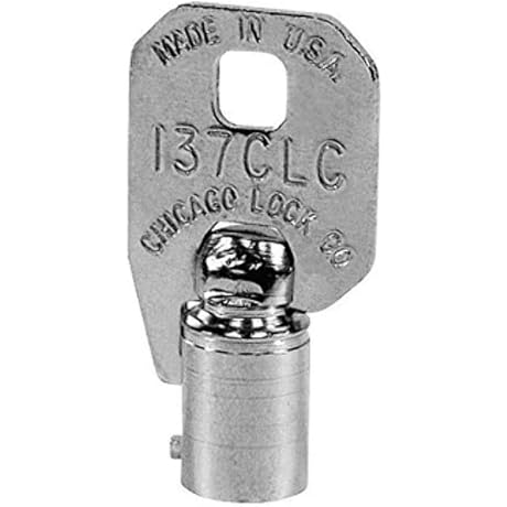 CompX Tubular Replacement Key for Chicago KH7 Cylinder Lock