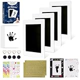 Tubuui Inkless Baby Hand and Footprint Kit,Clean Touch Ink Pad for Baby Footprint Kit,No Mess Dog Paw Print Kit,DIY Footprint Ink for Baby Keepsake Gifts for Boys and Girls