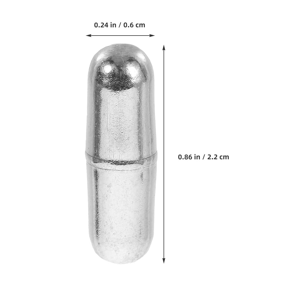 iplusmile Lot de 5 gobelets mélangeurs magnétiques - Agitateur - Pour gobelets auto-mélangeurs - Plaque - Acier inoxydable argenté - Réutilisable