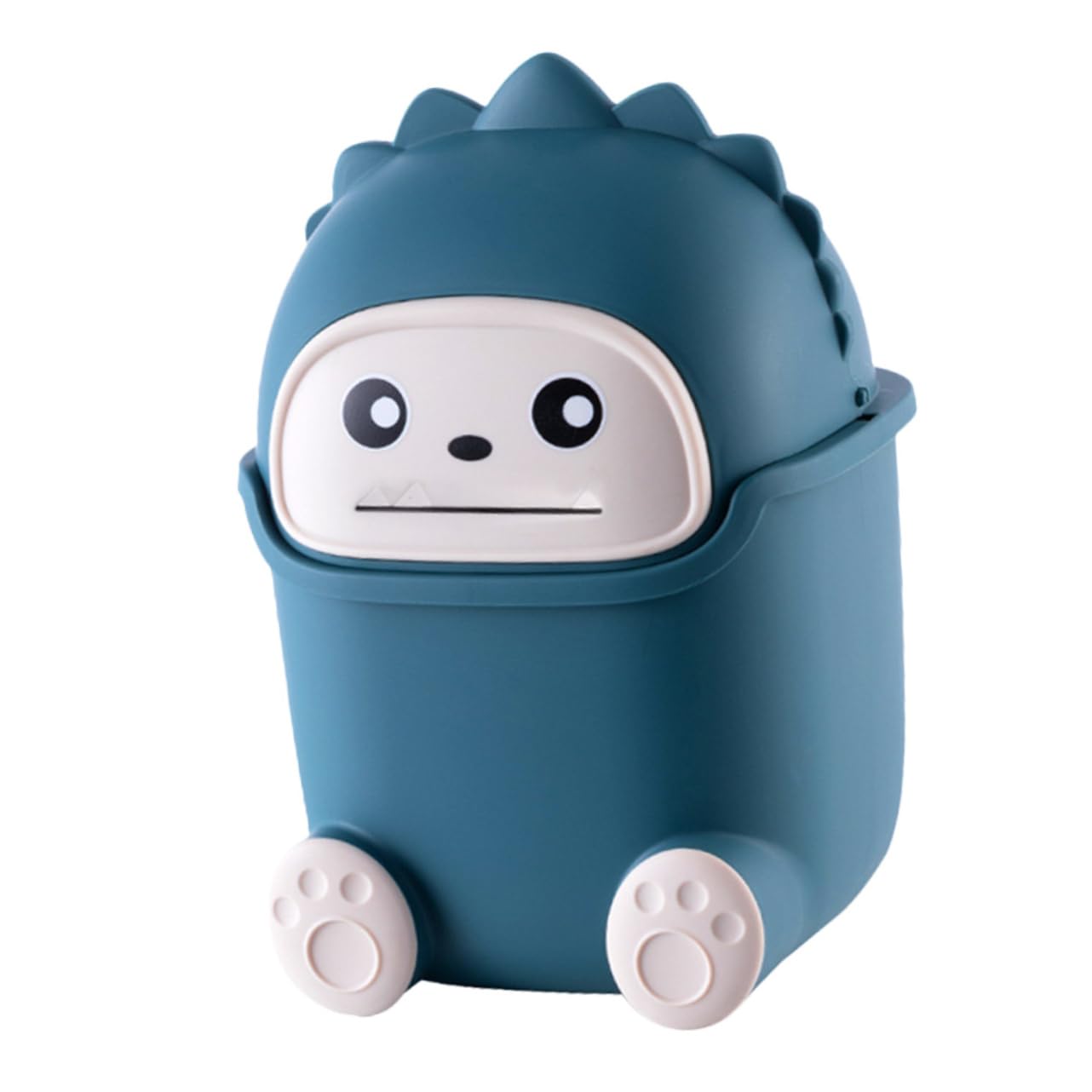 OKUMEYR 2 Cestini Da Tavolo Con Coperchio - Piccoli Porta Rifiuti Per Ufficio O Casa - Foto 5