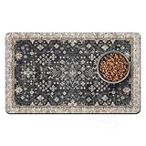 Pet Food Mats for Floor, Absorbent Dog Mat for Food and Water Dispenser Mat, Dog Food Mat Quick Dry Cat Food Mat Pet Supplies