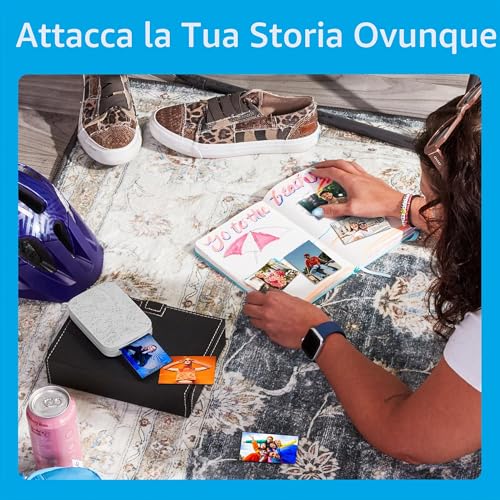 Sprocket Stampante Fotografica Istantanea Portatile 5x7.6 cm (Bianco) Stampa le immagini su carta adesiva ZINK dai tuoi dispositivi iOS e Android - Gadget - Immagine 6