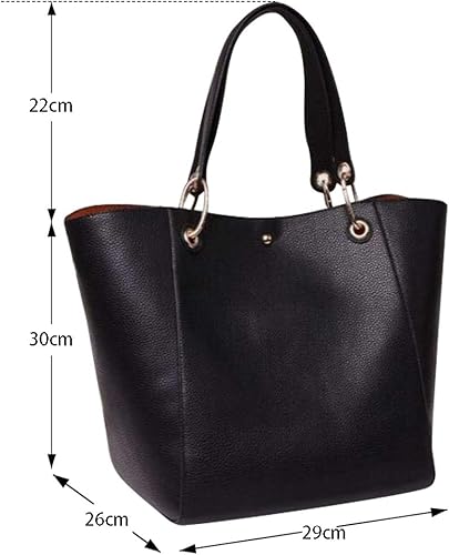 Miniatura 4 de Pahajim - Bolsos de mano para mujer, de gran capacidad, de piel sintética, bolso de mano de diseñador