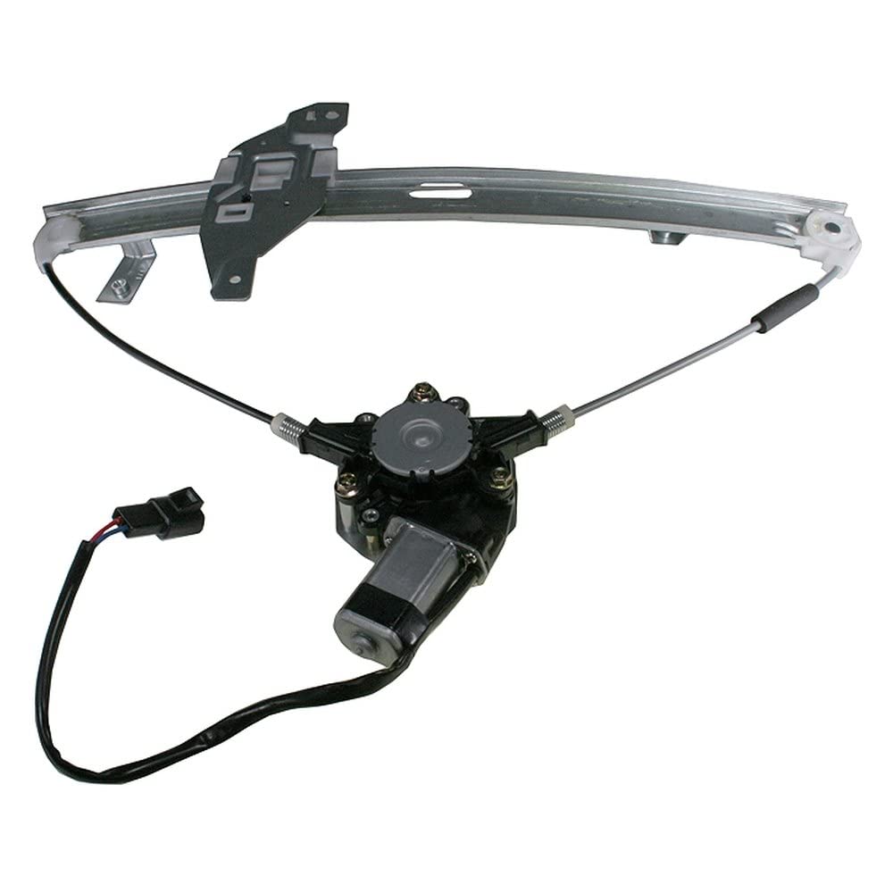TRQ Front Right Power Window Regulator &amp; Motor Assembly Passenger Side Compatible with 2006-2013 Chevrolet Impala 2014-2016 Impala Limited GM1351157