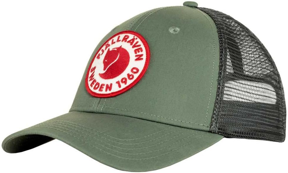Fjällräven 1960 Logo Langtradarkeps Cap - Breathable Mesh, Adjustable Snapback, Trucker Style - Hiking, Travel