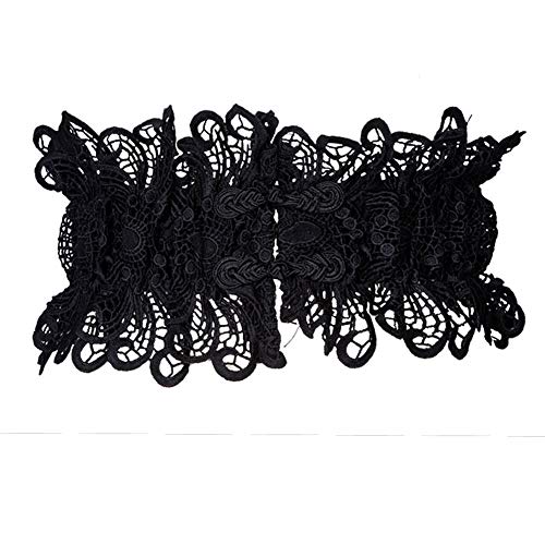 Womens Lace Elastic Waist Belts Wide Stretch Corset Cincher Belt Waistband