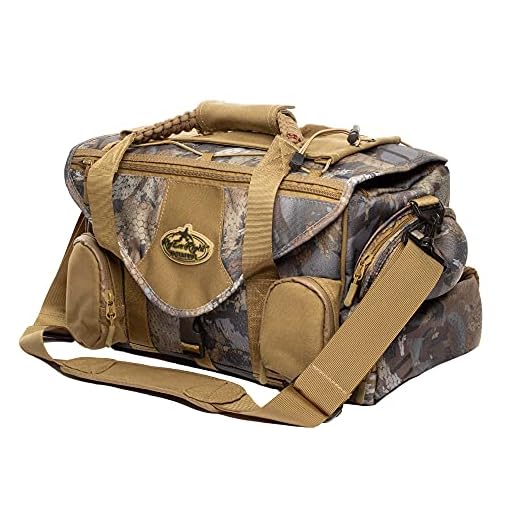 Rig'Em Right Waterfowl Shell Shocker XLT Duck Hunting Blind Bag with Molded Ammo Compartments, Sunglasses Case, Drink Holder and More (Gore Optifade Timber Camo)