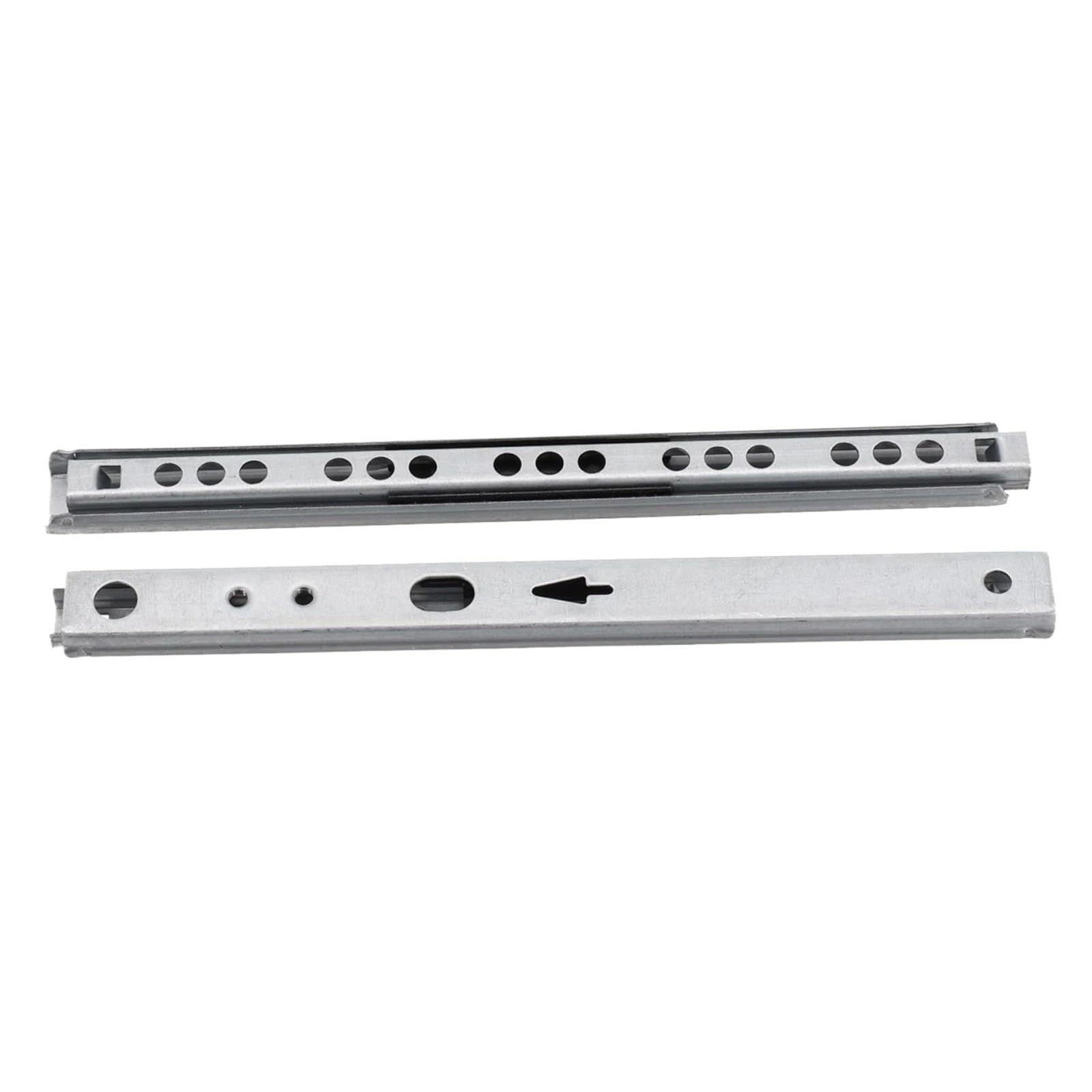 Guide per cassetti con cuscinetti a sfera montati 2 Guide Cassetti Da Cucina, Parti Di Estensione Completa For Mobili, Accessori Hardware(16inch)