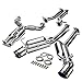 DNA MOTORING CBE-370-D Stainless Steel Cat Back Exhaust System [Compatible with 09-16 Nissan 370Z Z34 Fairlady Z]