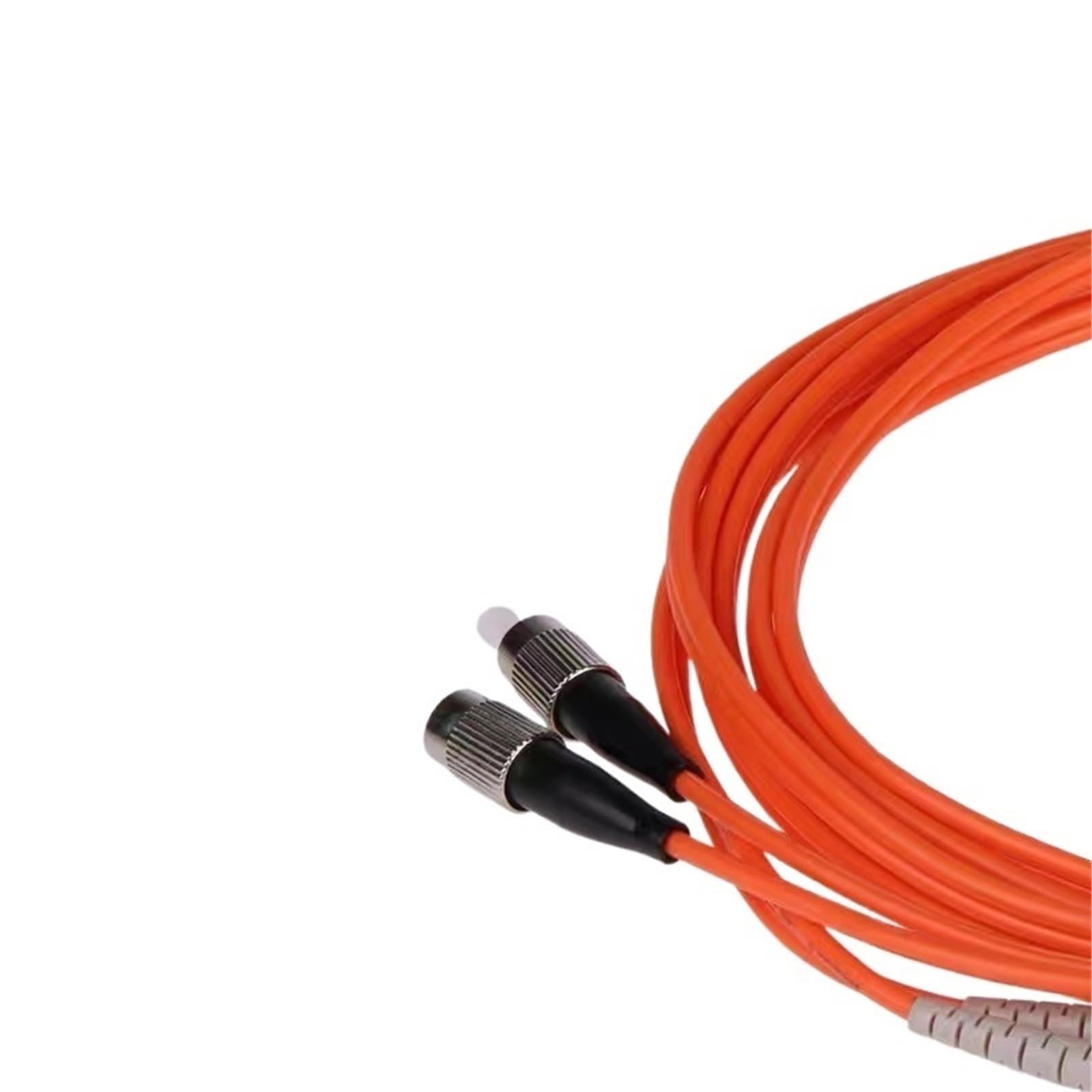 Lot de 20 câbles de raccordement à fibre optique SC-FC duplex multimode 3 mm 62,5/125 um 5 m