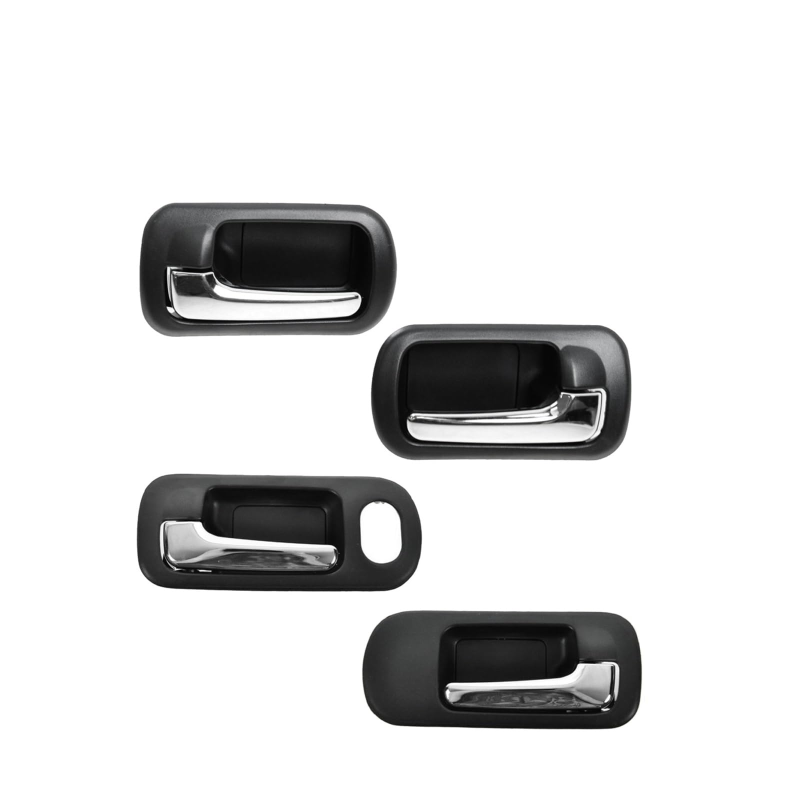 Lsdsaaza One Color Interior Inner Handle Interior Inside Door Handle Black Chrome For Civic Sedan 2001-2005 72160S5aa21