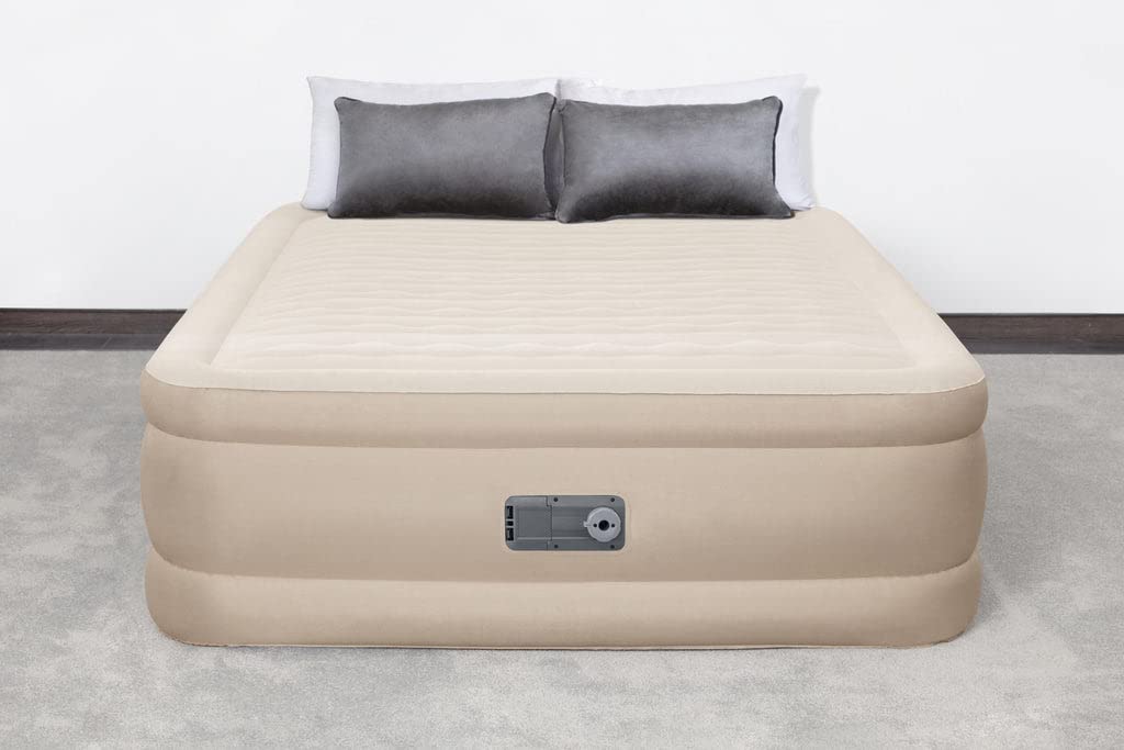 (69050) 80" X 60" X 18"/2.03M X 1.52M X 46CM FORTECH AIRBED Queen Built-in AC Pump