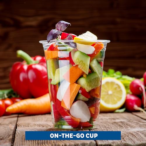 Save 33% on Freshware 16 oz Clear Disposable Plastic Cups, 100 Count