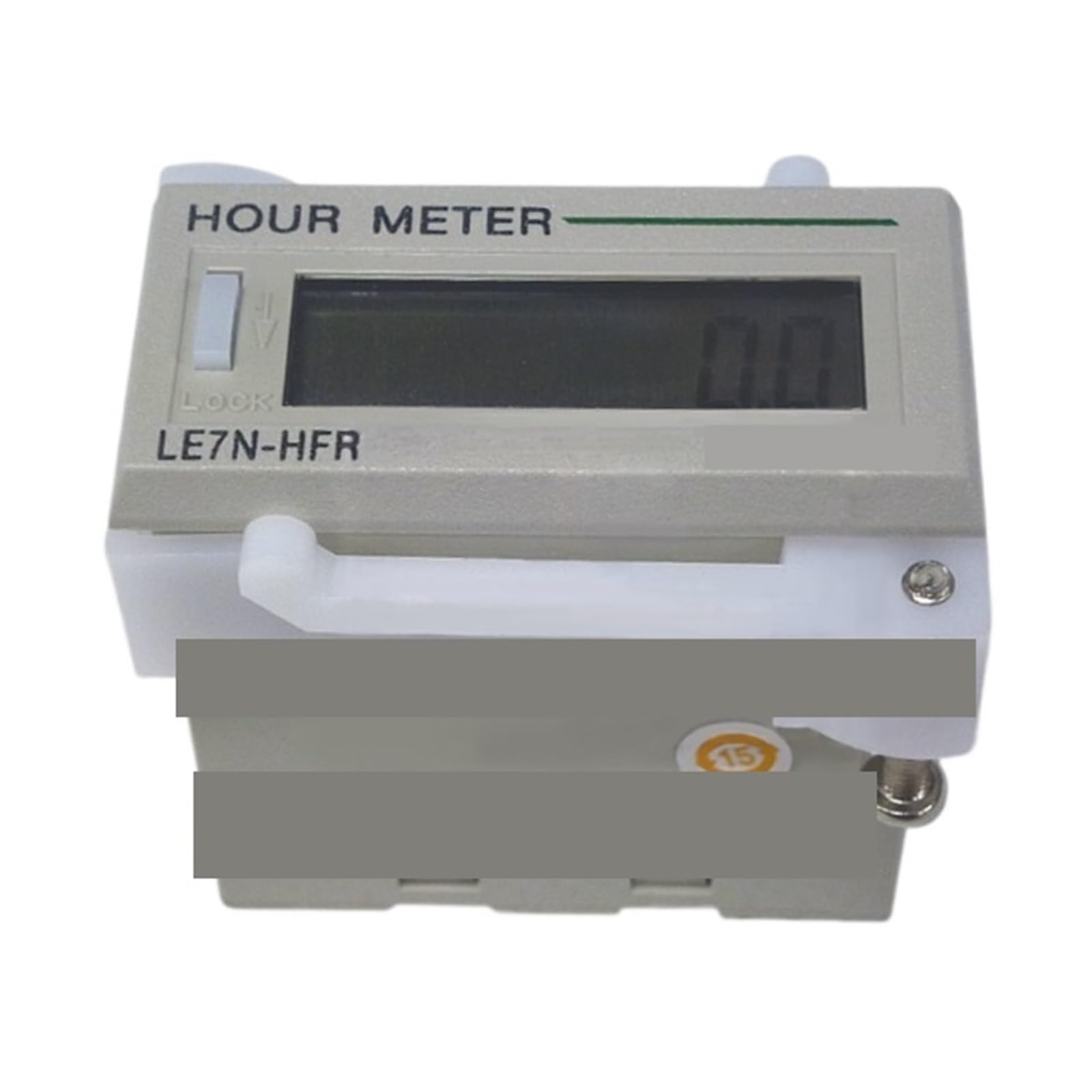 Compteur horaire LE7N-HFR avec relais temporisé LCD pour tableau électrique