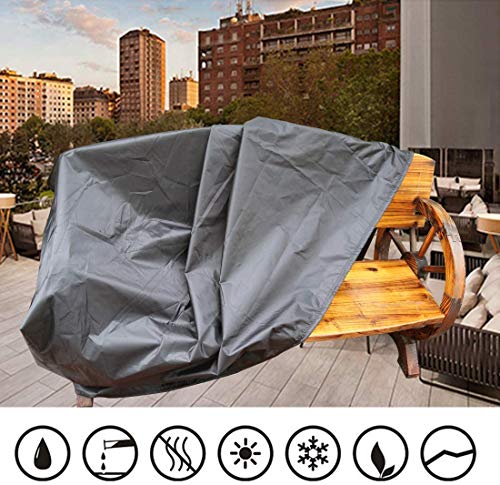 Cubiertas de banco de patio WCH impermeables funda para sofás de jardín exterior 4