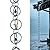 Phaxth Colorful Birds in a Cage Rain Chain for Heavy Rain, Functional and Decorative Replacement Downspout Chain for Outside, Metal Rain Catcher Chain for Gutters, 8.5FT, Antique Blue