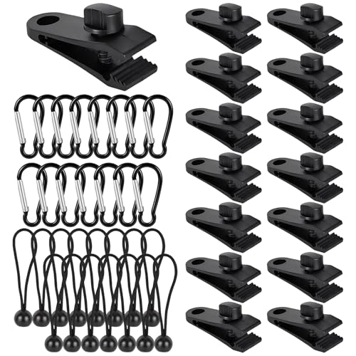 45pcs, Tarp Clips, Tarp Clips Heavy Duty, Tie...