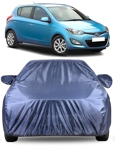 Image of Autofact Premium Car Cover for i20 2008-2014 | All Weather Water-Resistant Full Body Car Cover | Light-Weight Triple-Stitched Outdoor Shield with UV Protection, Dustproof & Heat-Resistant