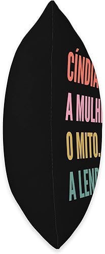 Miniatura 2 de Funny Portuguese First Name Design - Cíndia Throw Pillow