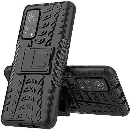 Max Power Digital Hülle für Xiaomi Mi 10T / Mi 10T Pro Schutzhülle Bumper Handyhülle Hülle Cover Stoßfest Doppelschichter Outdoor Shock Absorption 360 Grad (Xiaomi Mi 10T / Mi 10T Pro, Schwarz)