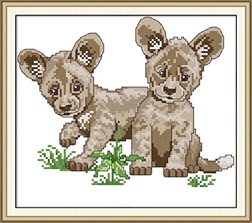 Point de Croix Facile Kit Broderie Toile Imprimée Sans Erreur