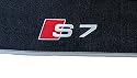 Audi 4G8061270AMNO Textilfußmatte Premium vorne/hinten schwarz/Silbergrau S7 4 Stück