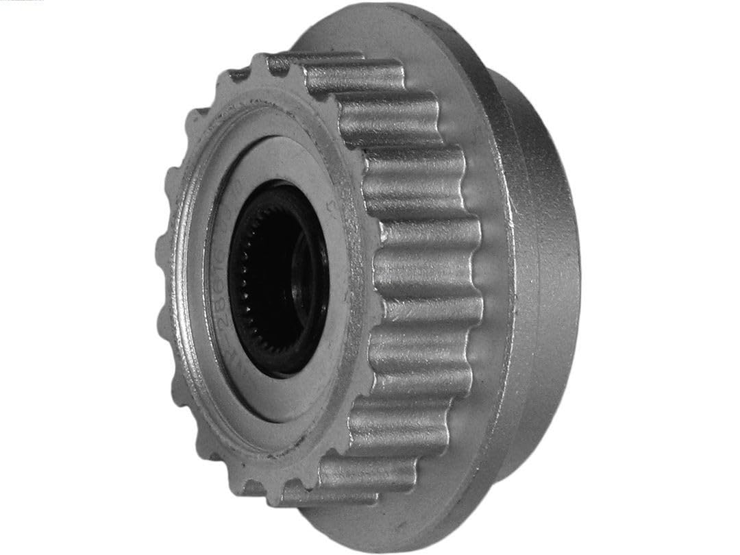AS-PL AFP0025 Polea libre del alternador Compatible con VW Multivan T5 7HM, 7HN, 7HF, 7EF, 7EM, 7EN Transporter T5 Furgoneta 7HA, 7HH, 7EA, 7EH Touareg 7LA, 7L6, 7L7