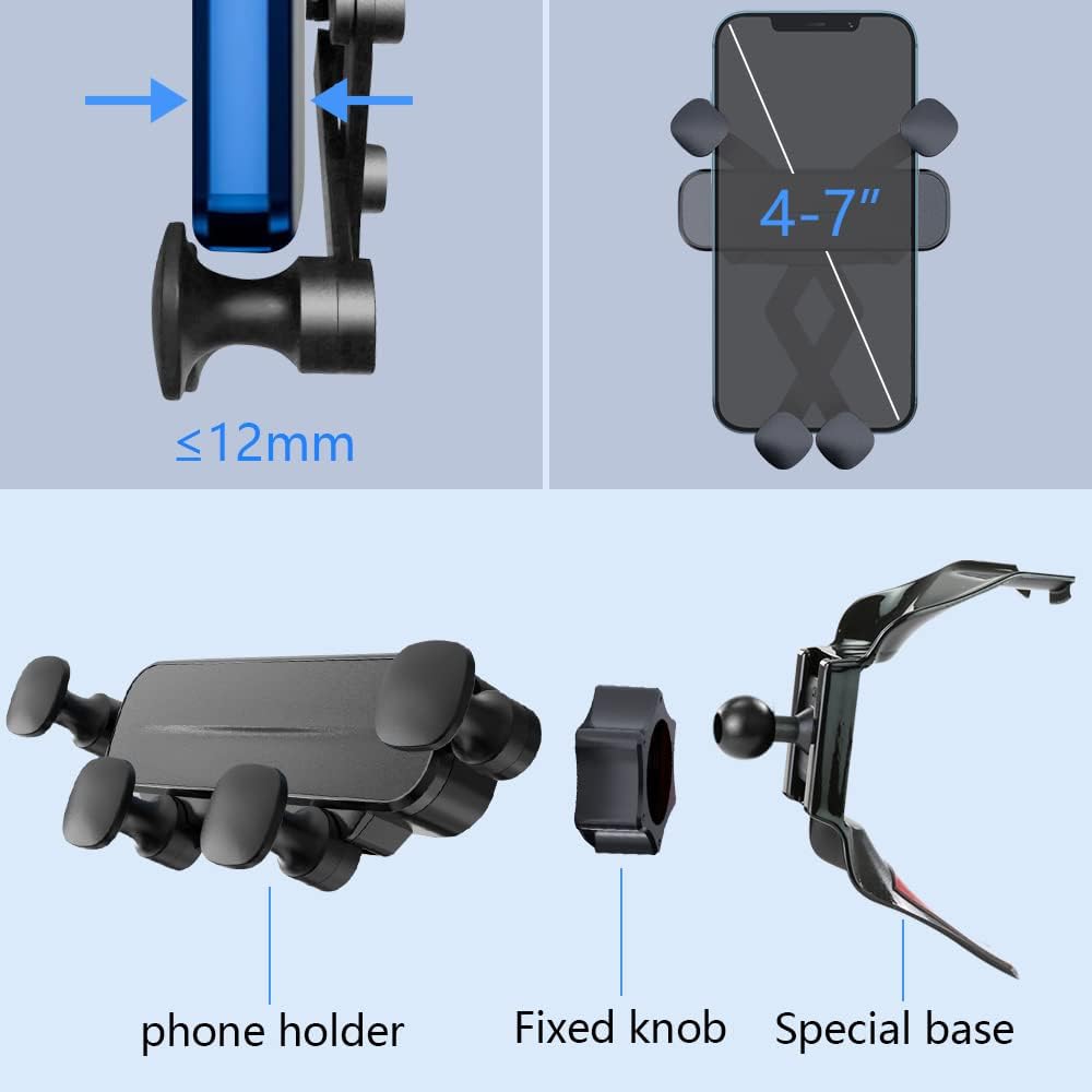 Car Phone Holder Mount for 2020-2025 Mercedes Benz GLB 250 Class EQB Auto Accessories Interior Decoration Mobile Cell Smartphone Bracket
