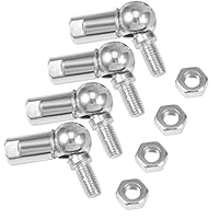 Uxcell CS13 Lot De 2 Roulements à Billes Avec Goujon, Filetage Femelle