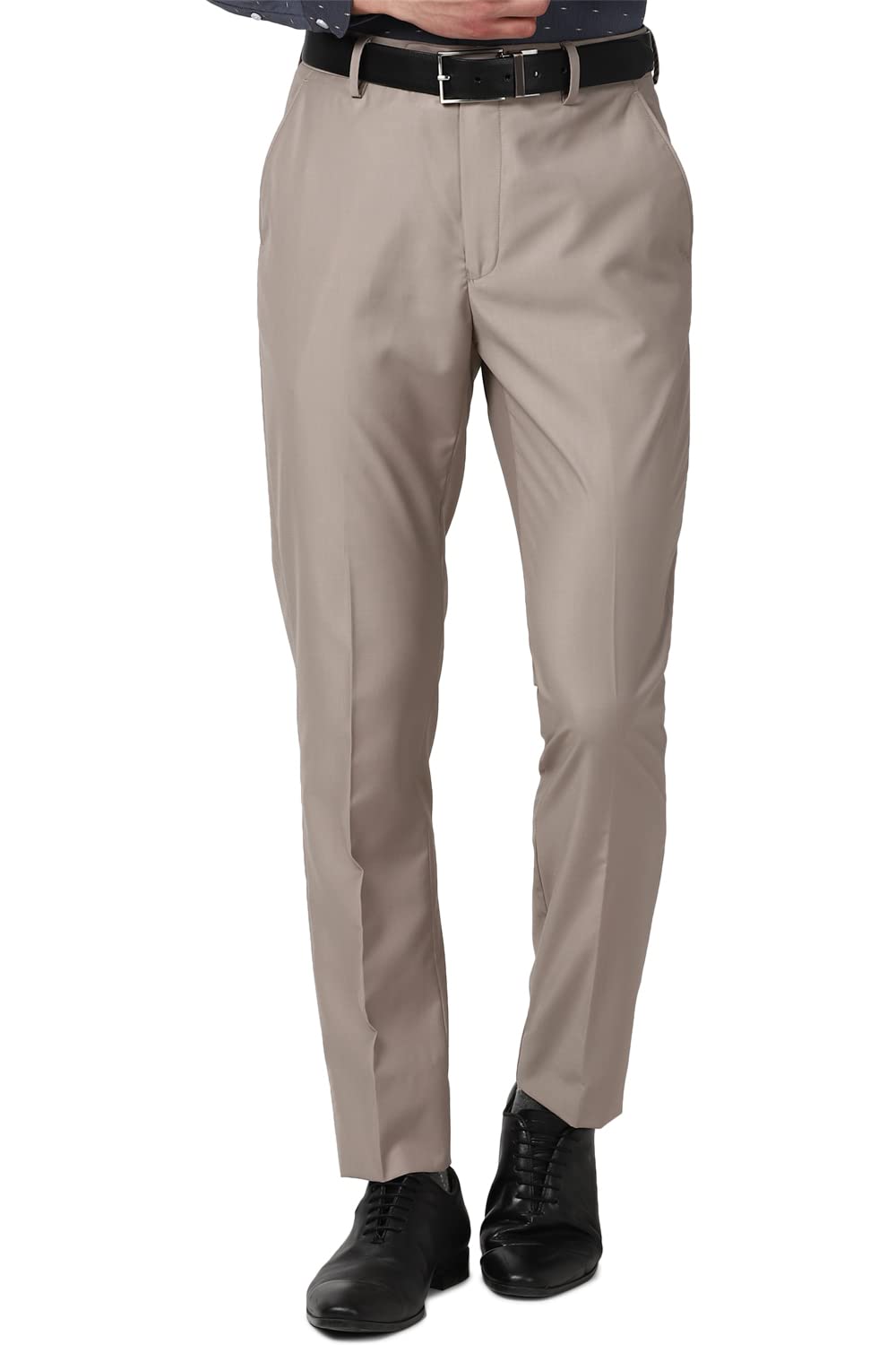 peter england Men's Slim Fit Formal Trousers-picture-41