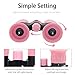 Binoculars for Kids, Shockproof 10 x 22 High Resolution Compact QNIGLO Kids Binoculars Real for 3-12 Boys and Girls,Toy Binoculars for Bird Watching, Camping, Hiking, Travel, Gift
