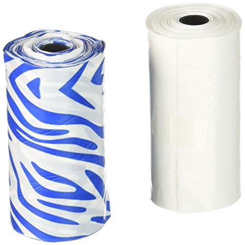 Image of NVMK SALES Nandog Waste Bag Replacements (8 Pack), White /Blue