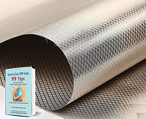 Faraday Fabric Kit (42'' W x 9ft) Personal Privacy Protection Fabric, Nuclear Radiation Reduce Faraday Cage Protection DIY Enclosure Wireless Shield Material