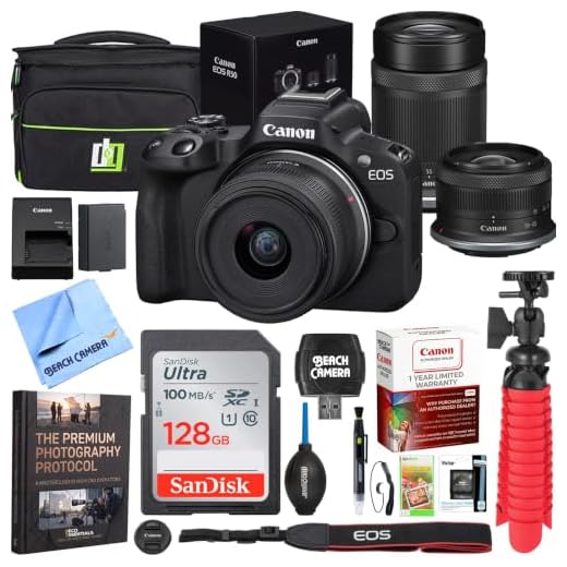 Canon EOS R50 Mirrorless Camera Bundle