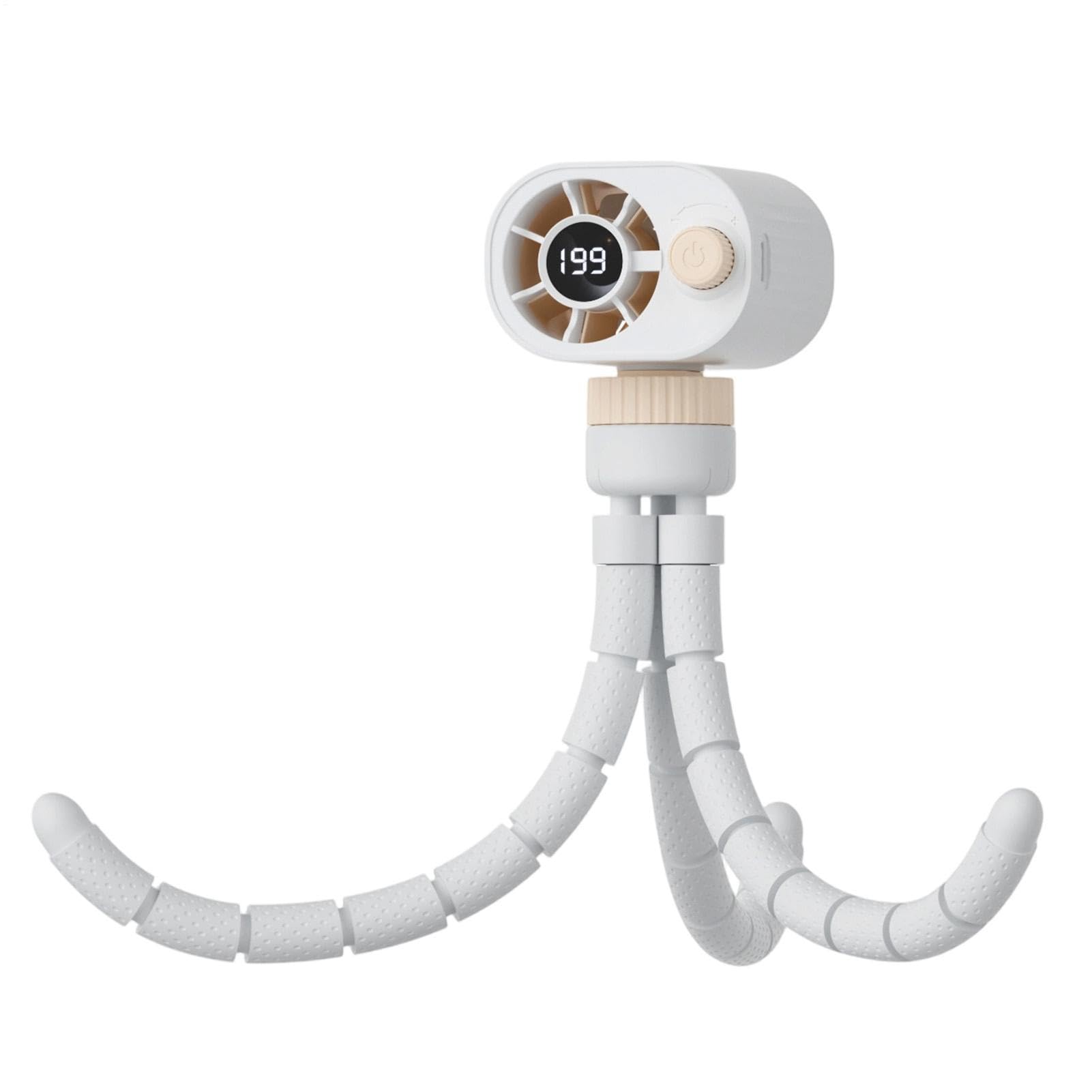 DETAOXO Travel Stroller Fan 199 Adjustable Settings 1800mAh Battery