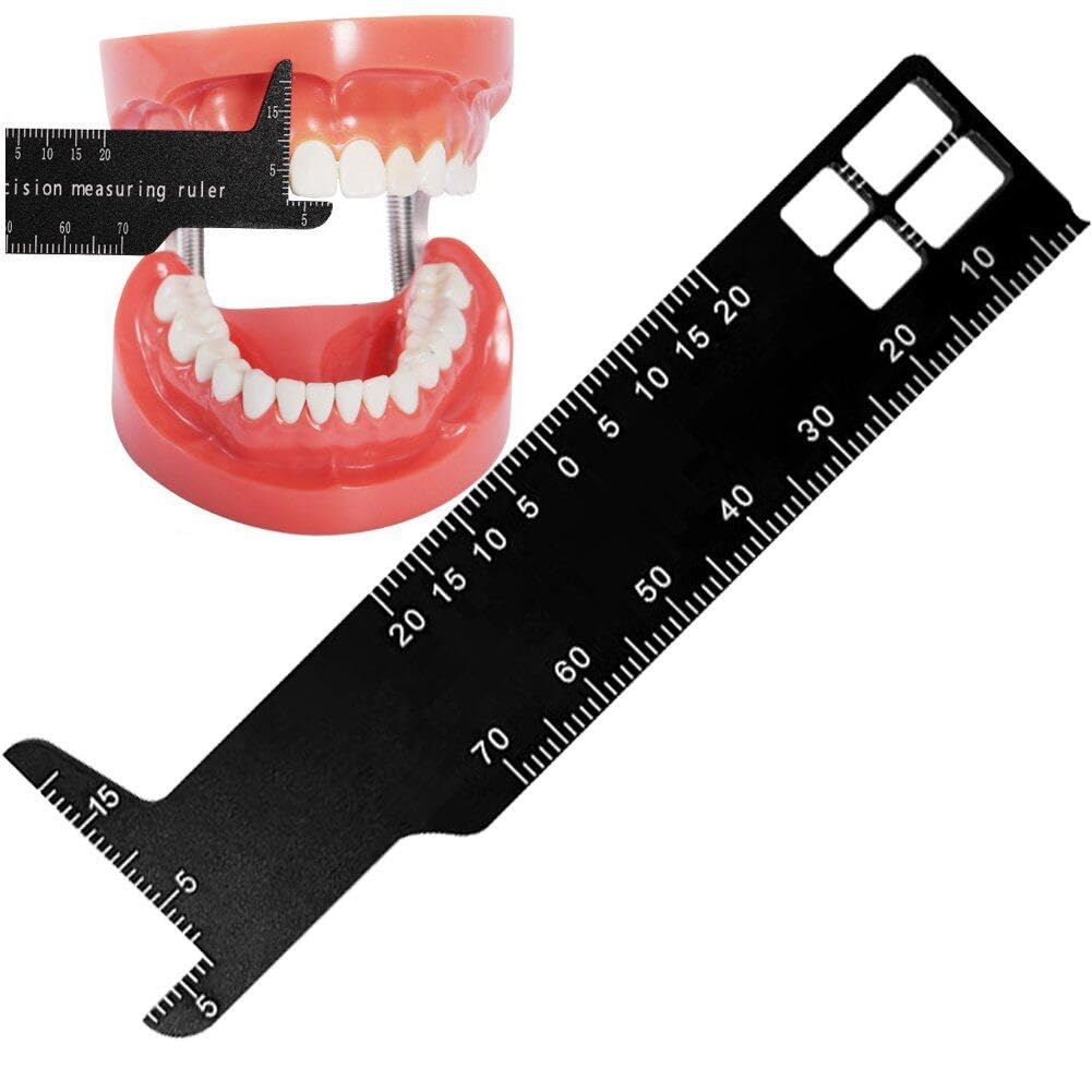 Amazon.co.jp: 歯科精密測定定規歯内療法スパン測定スケール歯内療法