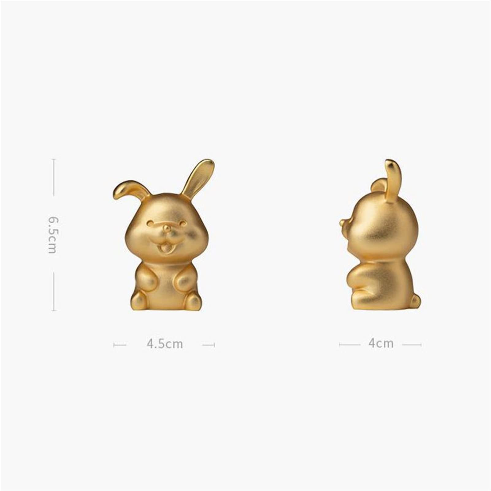 Wystrój domu mosiężne dekoracje zwierzęce, mini figurki zwierząt dekoracje chińskiego zodiaku, dekoracje zodiaku, dekoracje zwierząt, królik sztuka dekoracyjna