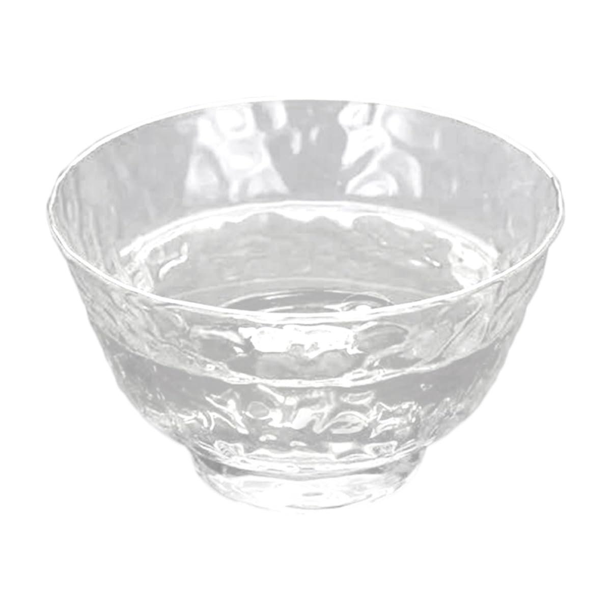 Japanese Style Hammered Glass Tea Cup, Heat-Resistant Delicate Glass Water Cup Gold Trim, Small Round Tea Mug for Home and Office Use