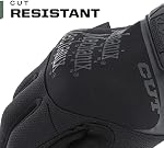 Mechanix Wear: Tactical Specialty Pursuit D5 Gants de travail cachés - A5 Résistant à la coupe, tactile (Moyen, tout noir)