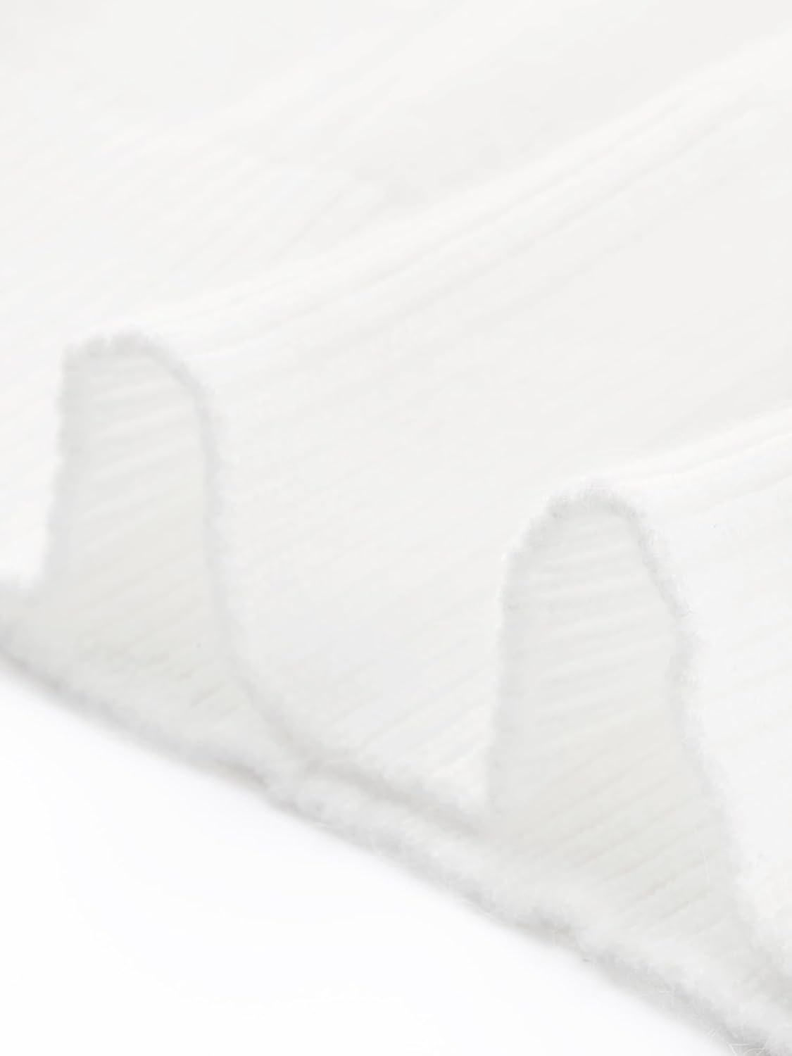 Allegra K Cropped Sweaters for Women Crew Neck Cute Ruffle Long Sleeve Knit Pullover Tops Casual Fall Sweaters 2025 - Image 6