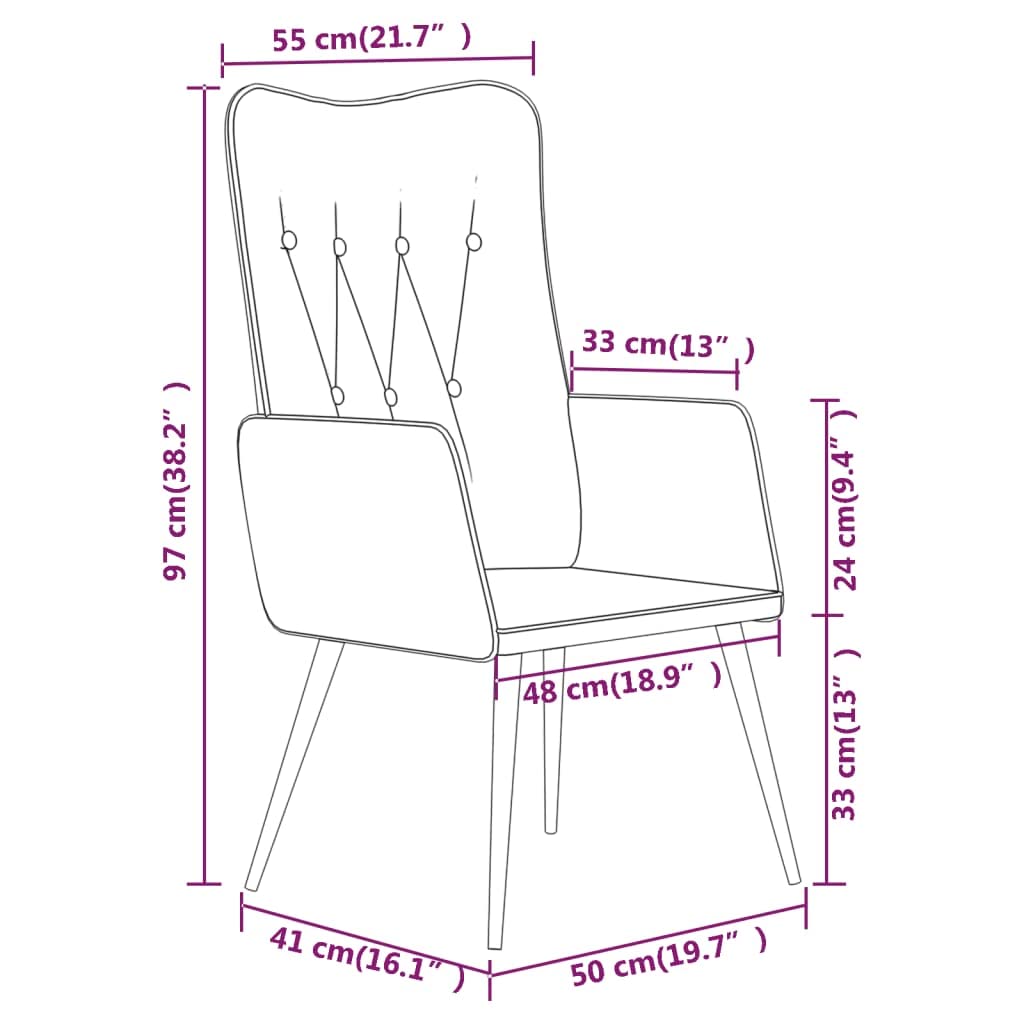 Sillón orejero de Cuero auténtico Gris,Mobiliario,Sillas,Sillones,6.9kg-339649