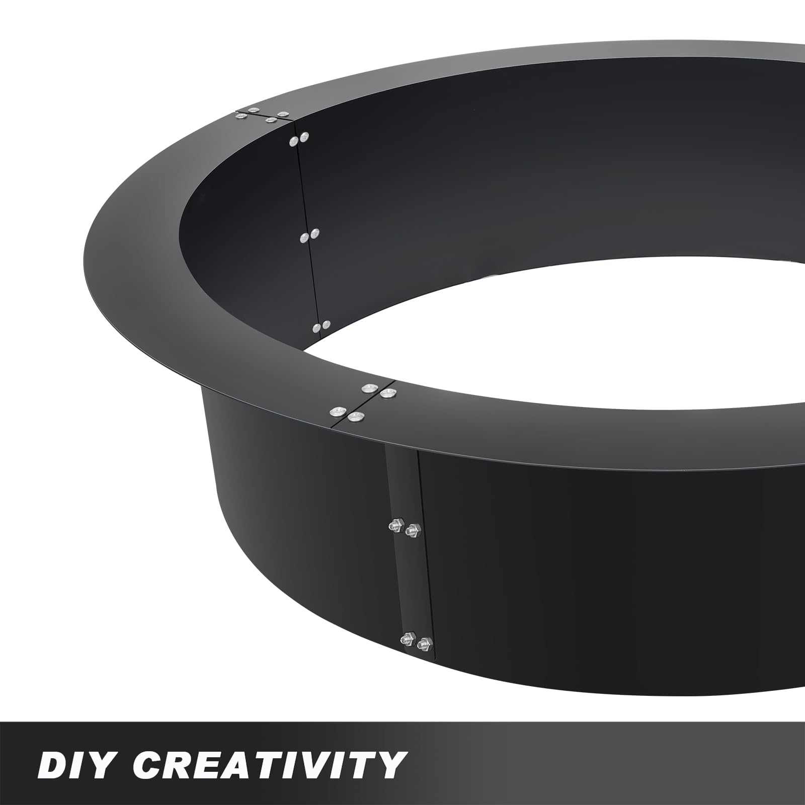 Indoor Fire Pit Fire Pit Inserts Fire Pit Ring 36-Inch Outer/30-Inch Inner  Diameter For Square Fire Pit Ring Fire Ring, image size:1600x1600