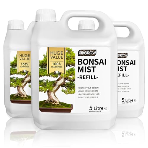 UK GROW 5L Bonsai Mist & Spray Refill – Nourish & Revitalise for Lush Bonsai Growth (5L Bonsai Mist)