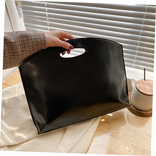 Large Capacity Pu Leather Briefcase for Business and Daily Use Stylish Portable Laptop Bag for Professionals for Work Travel and Shopping Activities3