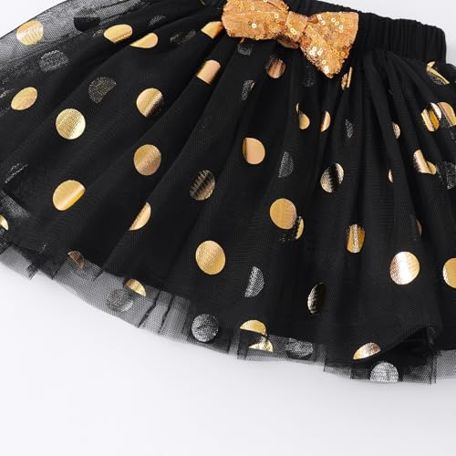 Image of LYSMuch Girls Birthday Outfit Birthday Girls Shirt Princess Tutu Tulle Skirt