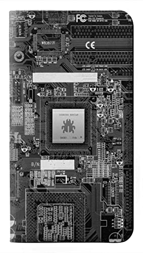 Housse cuir iPhone Air Bug Circuit Board finition graphique haut de gamme