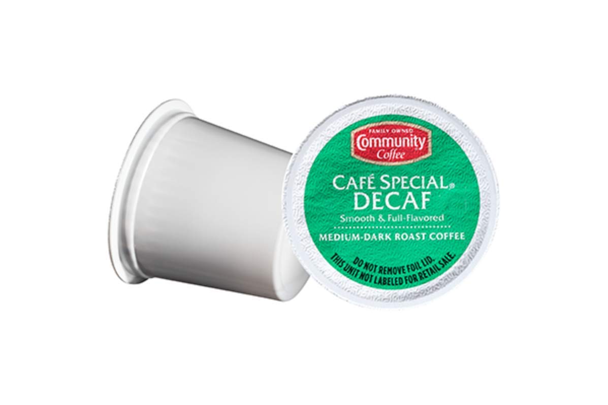Community Coffee Cafe Special Decaf Single Serve K Cup Pods