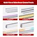 Shine Decor 3.3FT/1M Aluminum Channel Track Mounting Bracket, for 6x12mm LED Silicone Neon Strip Lights, Pack of 5