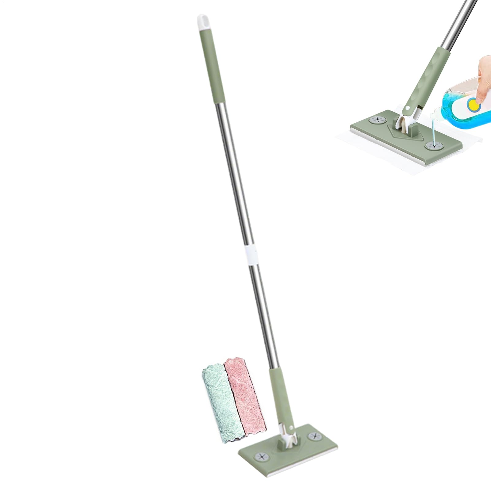 Outil avec clip pour le nettoyage des planchers et balai poussière multi-surfaces maison