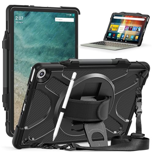 AOOCSHEY Fire Max 11 ��13����P�[�X 2023�N�p �J�o�[ 360°��]�n���h�X�g���b�v �L�b�N�X�^���h �y���V���z���_�[ �L�����[�V�����_�[�X�g���b�v �L�[�{�[�h�z���C���^�[�t�F�[�X Amazon Fire Max 11�p - �u��